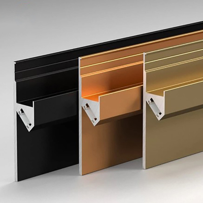6063 T5 Aluminium overgangsband op maat van monsters of tekeningen voor wandpaneel