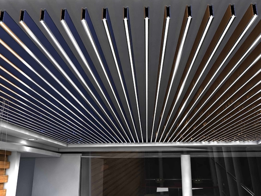 Aluminium plafondprofielen voor de buitenwereld