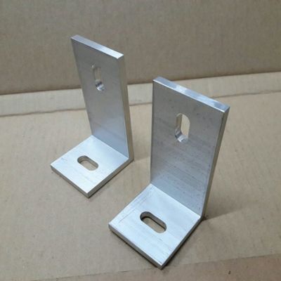 80x40x40mm Aluminium L-vorm zonnepaneel montagebeugels met poedercoating