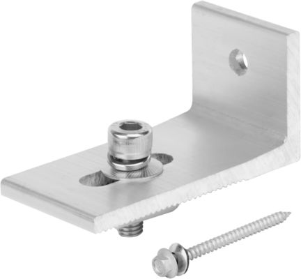6063-T5 Aluminiumframe Aluminium 90 graden hoekprofielen voor gevelbeugelankers