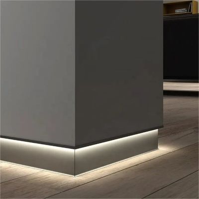 LED Aluminium Profiel Skirting Board voor Keuken Baseboard 6063-T5 Aluminium Frame Home