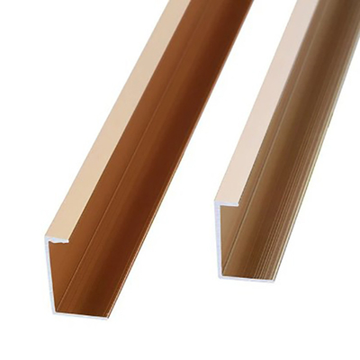 6063/6061/6005/6060 T5/T6 Gouden geanodiseerd aluminiumprofiel voor badkamerversiering