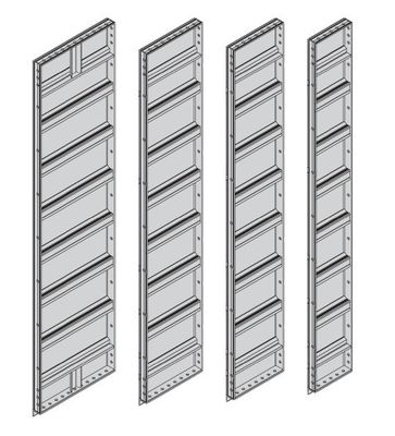 SHENGXIN 6063-T5 Aluminiumframe Aluminiumplaatvorm voor tuinbetonvorm