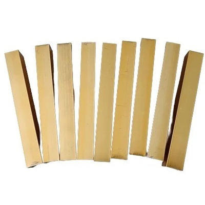 Gepersonaliseerde kleuren Gouden aluminiumprofiel voor decoratie in 6063-T5 aluminium frame