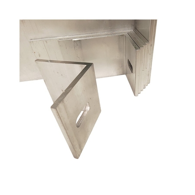 Precision Tolerance Aluminium Support Bracket Profiles voor gevels en gordijnmuren