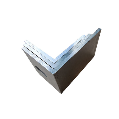 Vensterverwerkingsservice Afspiegeling L Venster Aluminium hoekbeugelprofiel met gaten