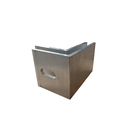 Vensterverwerkingsservice Afspiegeling L Venster Aluminium hoekbeugelprofiel met gaten