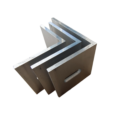 Vensterverwerkingsservice Afspiegeling L Venster Aluminium hoekbeugelprofiel met gaten