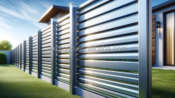Tuin hek Modclassic Design Style Aluminium Metalen hekken Panelen met accessoires