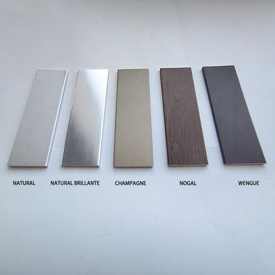 Waterdichte aluminiumprofielen voor schuiframen geanodiseerd profiel van aluminium naar Mexico