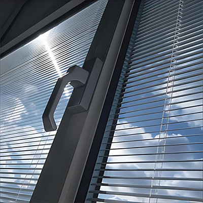 Commerciële glazen deur- en vensterluik van aluminiumlegering 6063