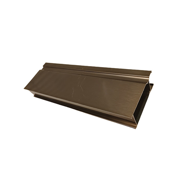 Anodiserend afwerking Custom 6061 6082 6063 Gouden geëxtrudeerd aluminium profiel voor ramen