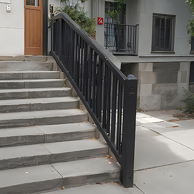 T5 Aluminium U-kanaal glazen handrail Railing Balustrade Post Profiel voor terras hekken