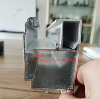 6063 Aluminiumprofielen voor ramen en deuren met anthracytpoedercoating voor Madagaskar