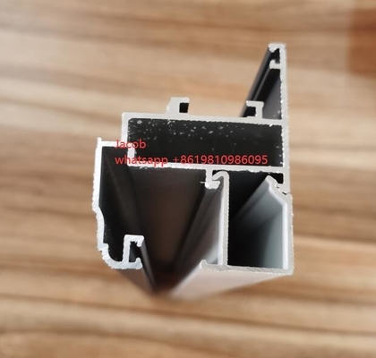6063 Aluminiumprofielen voor ramen en deuren met anthracytpoedercoating voor Madagaskar