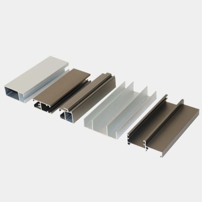 Op maat gemaakte vensterframes met T5 Temper aluminium profielen geanodiseerd en matte kleur