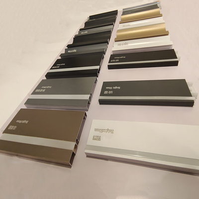 Custom 6063 T5 aluminium tegel trim profiel voor moderne decoratieve keramische rand hoek