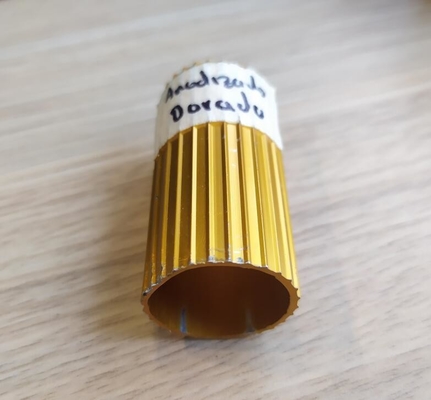 5.8-6.0M Lange ronde cirkelvormige aluminium gordijnbuizen 6063 T5 Goud anodiseren is legering