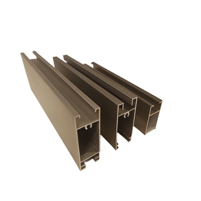 6063 Profiel van legering voor ramen en deuren T3-T8 Temper Aluminium Frame Extrusion Profile