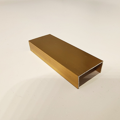 Custom Matt Zwart geanodiseerd aluminium profiel voor glazen keukenkasten deuren 6000 serie graad