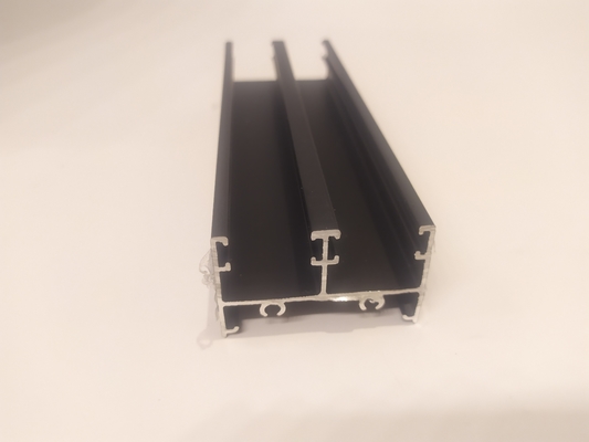 Custom Black Aluminium Folding Windows met T3-T8 Temper en Aluminium Extruded Profiles