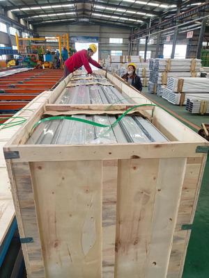 Aluminium industrieel spoor fabricage dikte 0,8 mm-2,0 mm en op maat gemaakte opties
