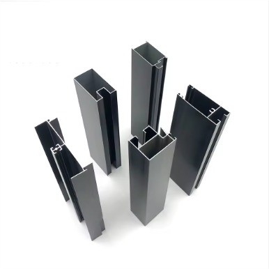 6063 6061 Aluminium legering Vierkante profiel voor aluminium raam en deur in brons kleur