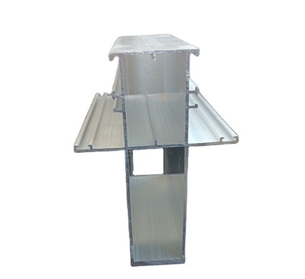 Precision Cutting Aluminium Profile voor aangepaste kleur schuifdeur en gordijnwand