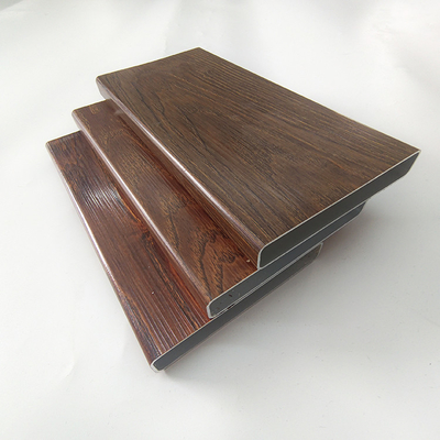Aluminium houtgraan gedrukte splitsing extrusie profielen voor deuren en ramen is legering