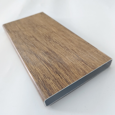 Aluminium houtgraan gedrukte splitsing extrusie profielen voor deuren en ramen is legering
