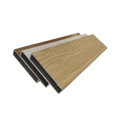 Gepersonaliseerde kleur aluminium houten graan profiel voor decoratieve buitenmuur of hek