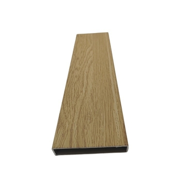 Gepersonaliseerde kleur aluminium houten graan profiel voor decoratieve buitenmuur of hek