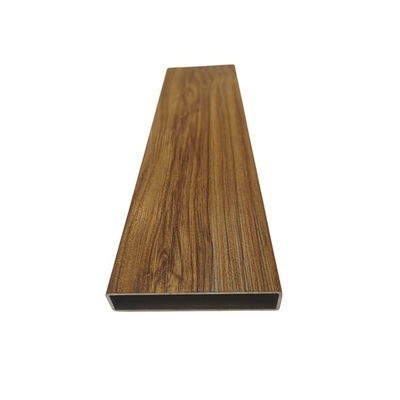 Gepersonaliseerde kleur aluminium houten graan profiel voor decoratieve buitenmuur of hek