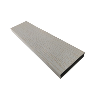 Gepersonaliseerde kleur aluminium houten graan profiel voor decoratieve buitenmuur of hek