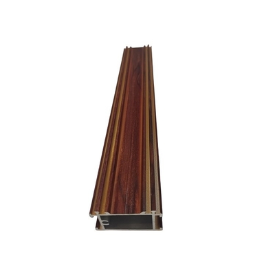 Gepersonaliseerde kleur aluminium houten graan profiel voor decoratieve buitenmuur of hek