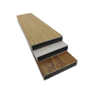 Houten graan aluminium 3D profiel voor schuifdeuren en ramen aangepaste opties