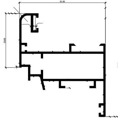 6063 6061 Profielen van aluminiumlegering voor ramen en deuren in Guatemala