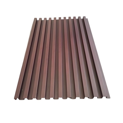 5.8-6.0M Lange aluminium profielen van grote wandplaten voor decoratieve platen van houten korrels