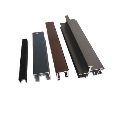 Persoonlijke kleurpoedercoating deur-venster aluminiumprofielen voor aangepaste extrusies