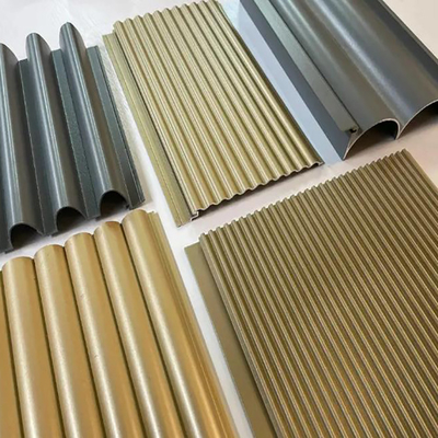 Houten graan aluminium legering Grote wandplaat of dak gegolfde panelen Voldoen aan GB-norm