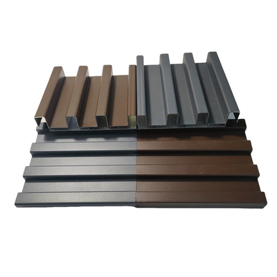 Gepersonaliseerde gekleurde gegolfde wandbekleding van aluminiumlegering voor duurzame bouw