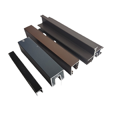 6063 Geanodiseerd aluminiumframeprofiel Custom aluminium extrusieprofielen voor ramen