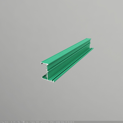 GB5237-2008 Standaard zilveren geanodiseerd aluminiumprofiel voor appartementenbouw