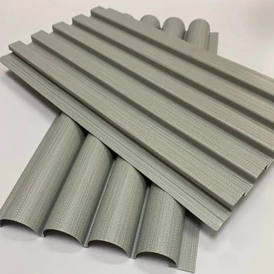 Aluminium Europese standaard Slat akoestisch paneel Polyester geluidsabsorberende wandpanelen
