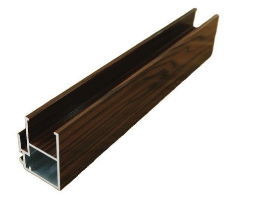 Verzoek van de klant Shengxin Aluminium raamprofiel in Blanco Madera Blauw Groen