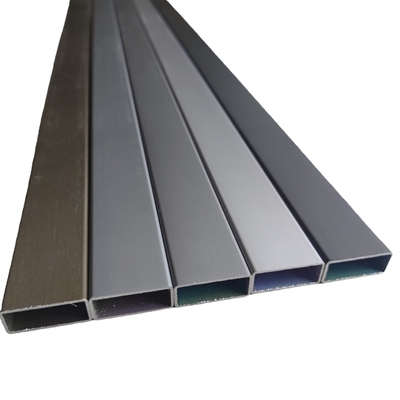 Persoonlijke kleur aluminium geextrudeerde profielen voor decoratie 6000-serie vensterprofielen