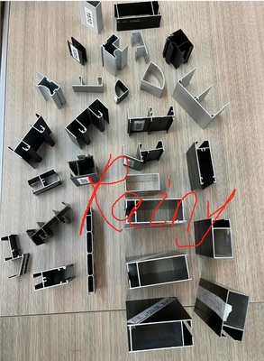 Anhui Shengxin Houten Graan Bolivia Aluminium Venster en deurprofiel met aangepaste anodisering