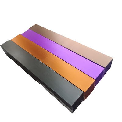 Aluminium extrusieprofiel met kleurrijk geanodiseerd oppervlak voor decoratieve lijn Dorado