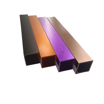 Aluminium extrusieprofiel met kleurrijk geanodiseerd oppervlak voor decoratieve lijn Dorado