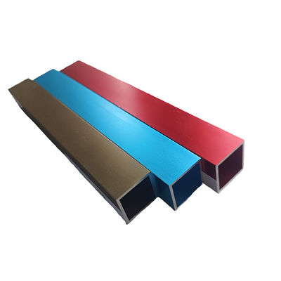 Aluminium extrusieprofiel met kleurrijk geanodiseerd oppervlak voor decoratieve lijn Dorado